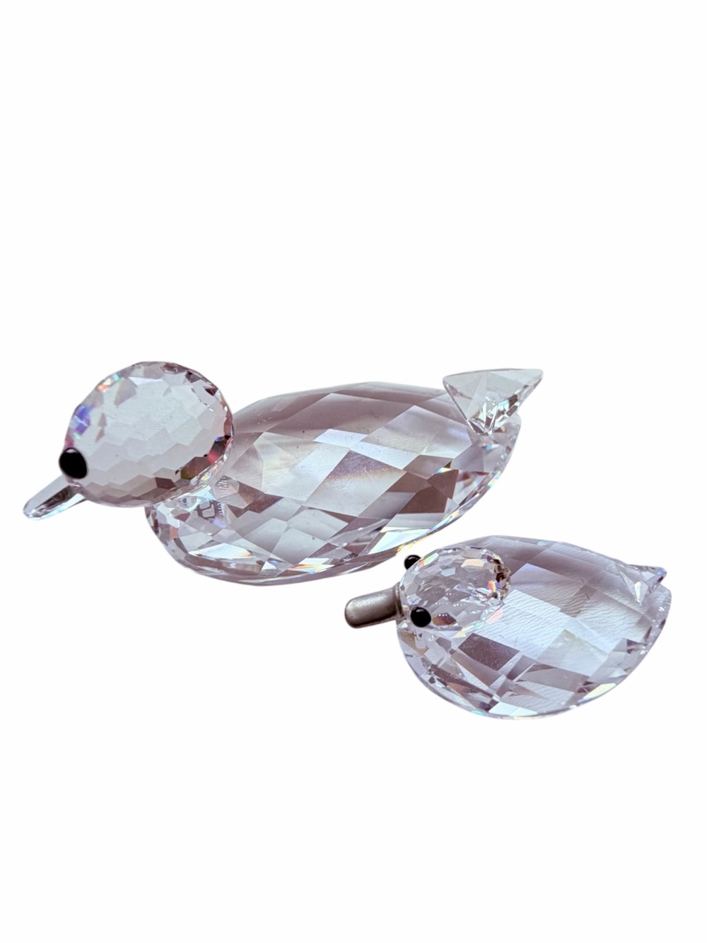 Swarovski Crystal Duck -Pair